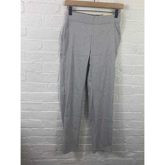 Max Studio Womens Pull-On Trouser Ankle Pant Slim Leg Gray/White Size XS NWT - Picture 1 of 5